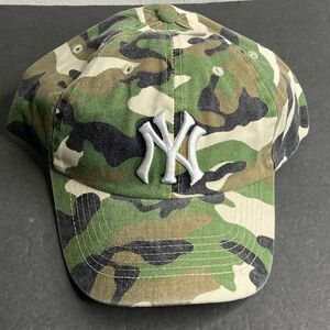 New York Yankees Budweiser Camo Baseball Hat Cap SGA 8/10 2024 Yankee Stadium GA